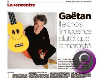 Gaëtan dans le 24Heures